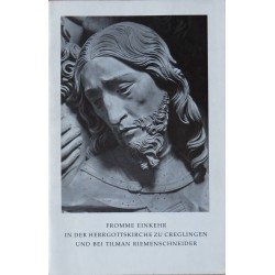 H. Mohr de Sylva, Fromme Einkehr in der Herrgottskirche zu Creglingen und bei Tilman Riemenschneider (o.J.)