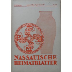 Nassauische Heimatblätter 39. Jahrgang, Januar - Juni 1938, Nr. 1/2